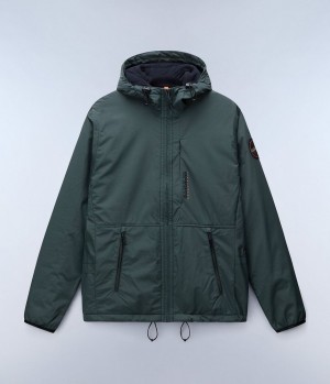 Lightweight Jackets Uomo Napapijri Tundra Winter Jacket Verdi | UA4508613