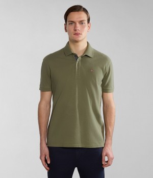 Magliette Polo Uomo Napapijri Eolanos Short Sleeve Polo Shirt Verdi | SE9308257